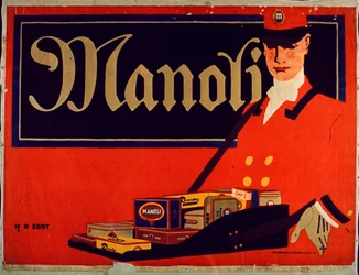 Pubblicità per le sigarette Manoli